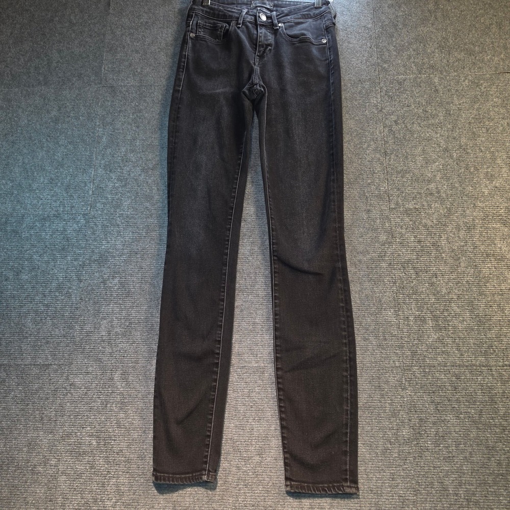 Levi's Made & Crafted Empire Skinny Jeans Womens 26x34 Black Good Faded Denim
